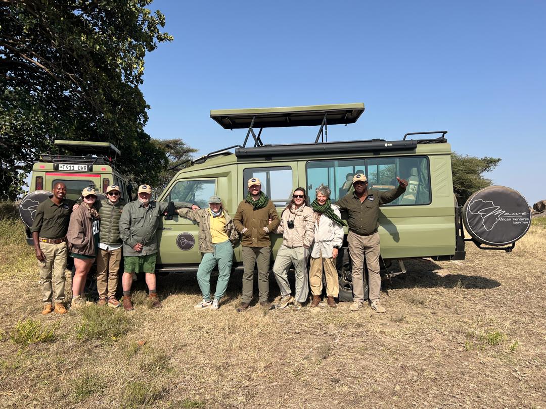 Mawe African Ventures guests on safari